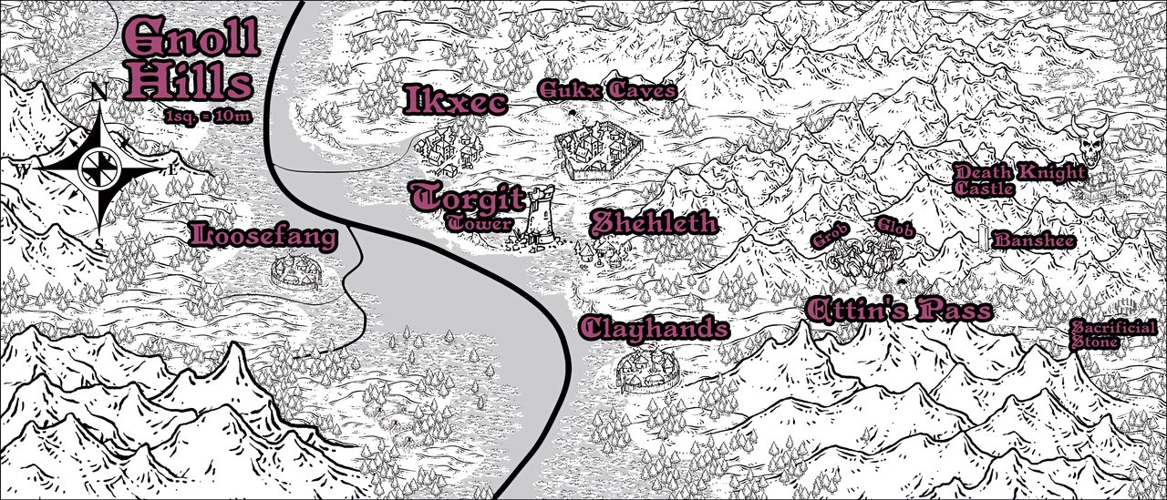 Nibirum Map: gnoll hills by Ricko Hasche